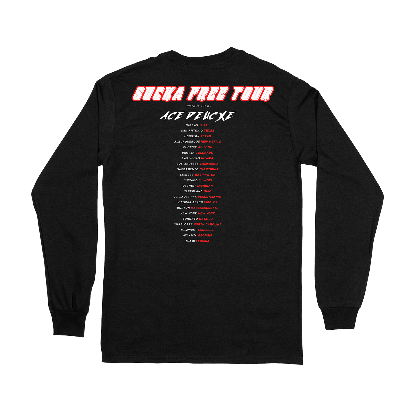 SUCKA FREE TOUR-Long Sleeve